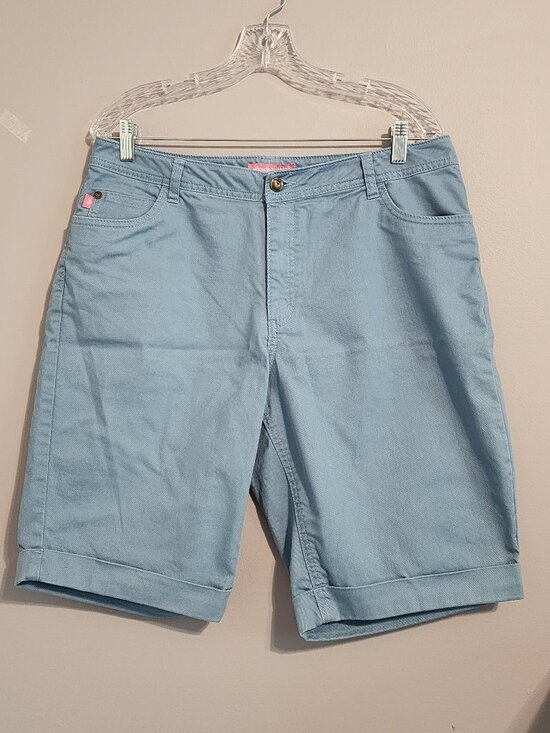Woman Within Pants - 2/$30 Woman Within Modern Fit Blue Jean Shorts - Size 14W